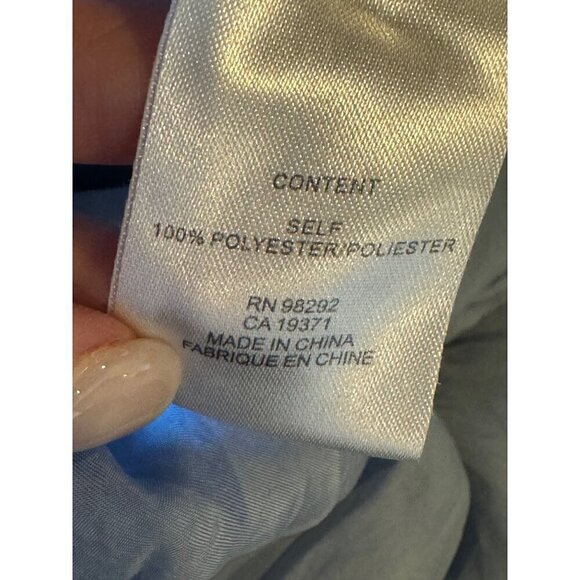 Tibi Jumpsuit Women 4 Blue Tie Waist Sleeveless Boho Cottagecore‎ Ruffle Hem - Picture 10 of 11